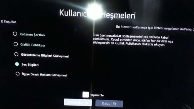Televizyon ayarlarinda sozlesme maddelerinin hangileri kabul edilir?