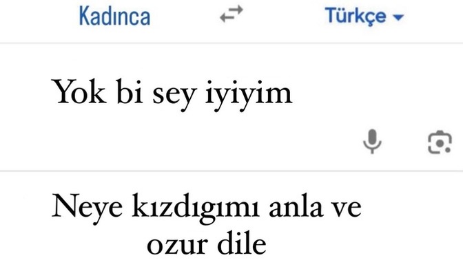 Kadıncadan bir söz paylaşır mısınız?