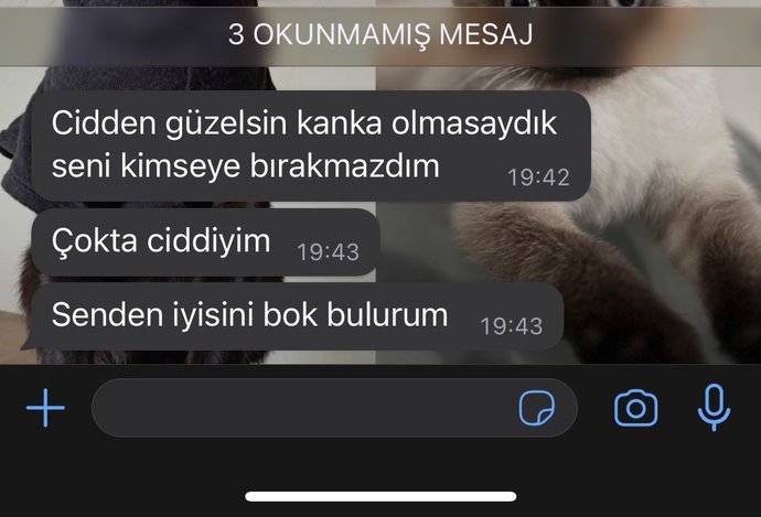 Şöyle bir mesaj alsanız tepkiniz ne olur?