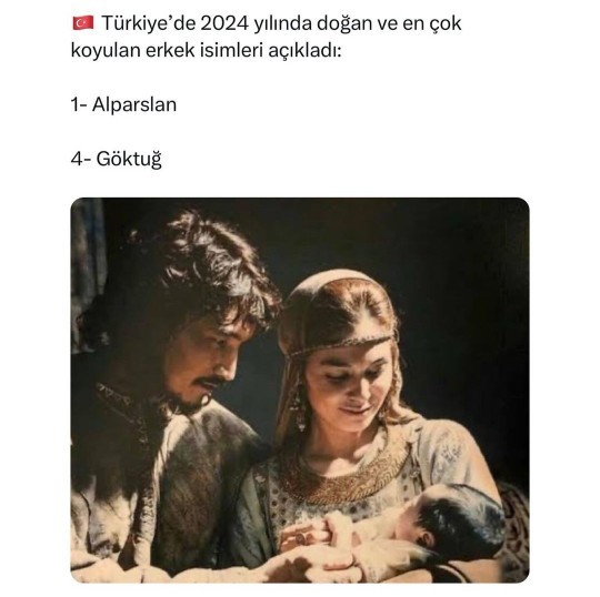 Peki siz çocuğunuza Alparslan ve Göktuğ isimlerini koyar mıydınız?