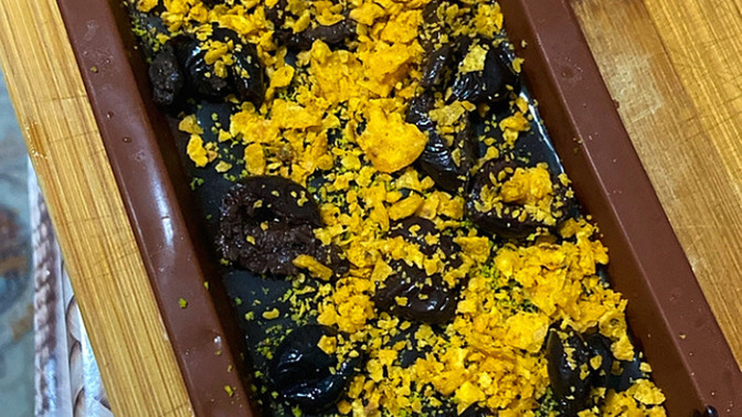 Zeytinli doritoslu Dubai Çikolatası yapmayı deniyorum sizce tadı nasıl olacak 🤔?