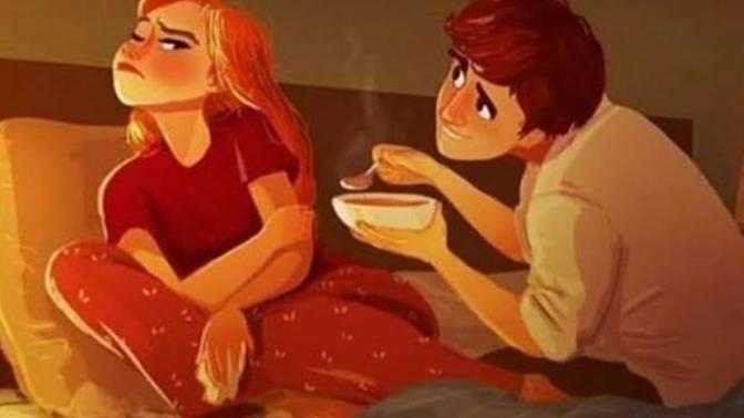Hastalandığında sevgiline bakar mısın?