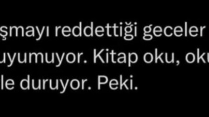 Neden uyumak istemiyorum?