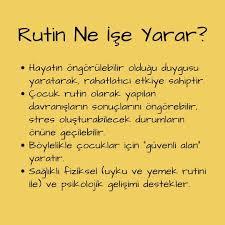 Her gün yaptığın rutin bir şey var mı?