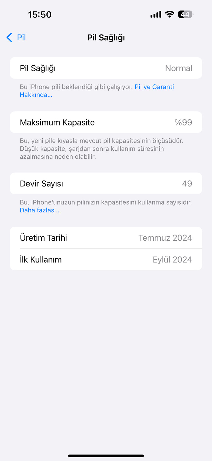 Sifir aldigim 15 pro max kısa surede %99 düştü?