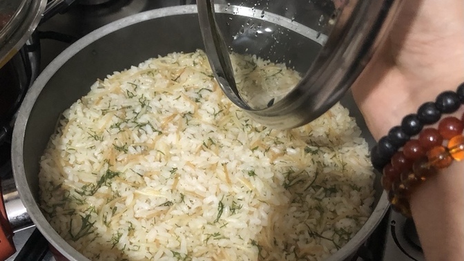 Özgürlüğümün şerefine dereotlu pilav yaptım yer miyiz?