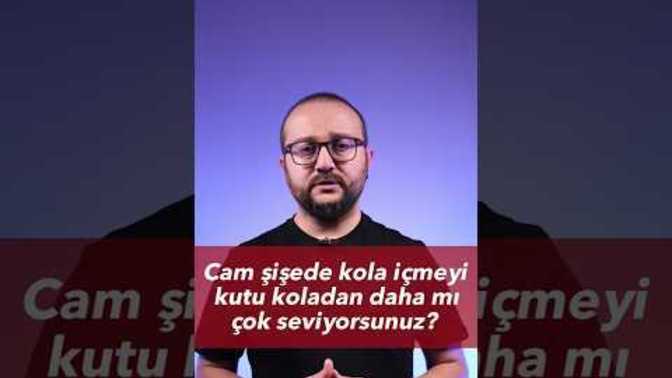 Cam şişedeki içeceğin tadı tenekeye göre daha mı iyidir? Siz içeceğinizi cam şişede mi yoksa tenekede mi tercih edersiniz?
