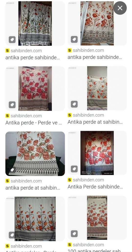 Eski perdeler, duvar halıları 500 bin, 800 binden alıcı buluyor. Kaldı mı böyle perdeleriniz?