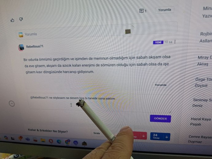 Özlemini cektiğiniz biri var mı?