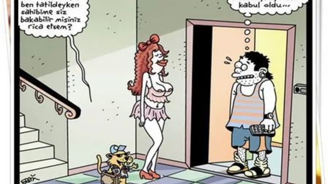 Komşunuzun kedisi sahibini size bırakacak olsa onunla cinsellik düşünür müsünüz?