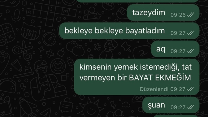 Siz kendinizi şu an neye benzetiyorsunuz?