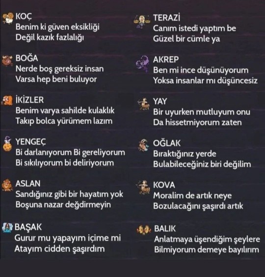 Burcunuzun iç sesi ne alemde acaba 😅?
