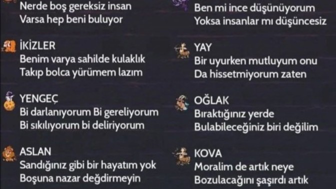 Burcunuzun iç sesi ne alemde acaba 😅?