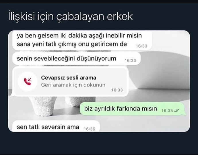 İlişkisi için çabalayan erkek kaç sıfır öndedir?