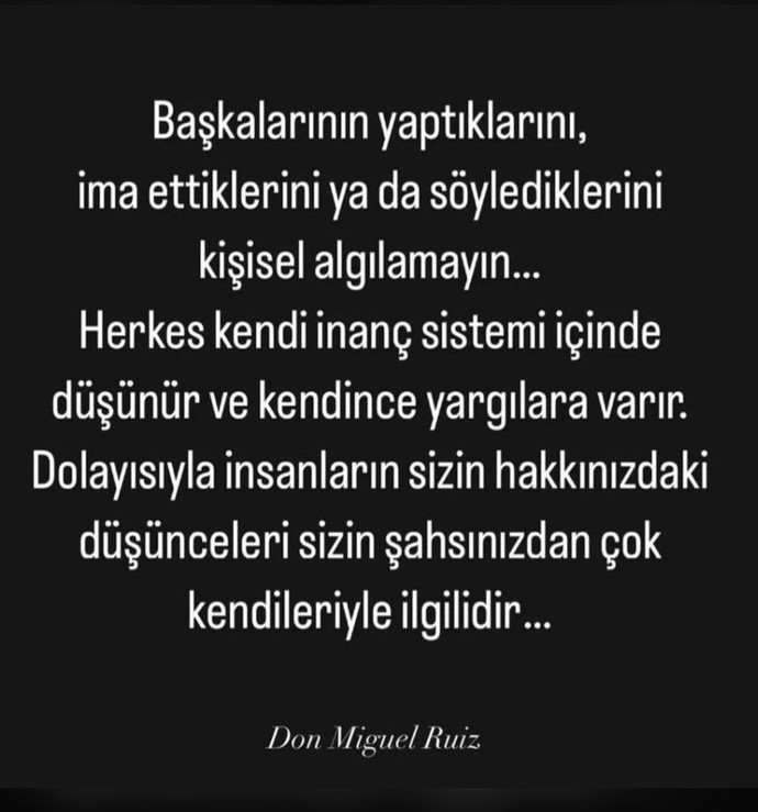Başkalarının dediklerini kişisel algılar mısınız?
