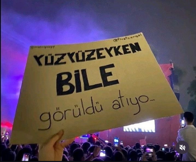 Sevgilinden görüldü yedikten sonra tekrar yazar mısın?
