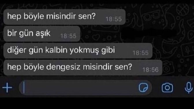 Aldığınız en kırıcı mesaj neydi?