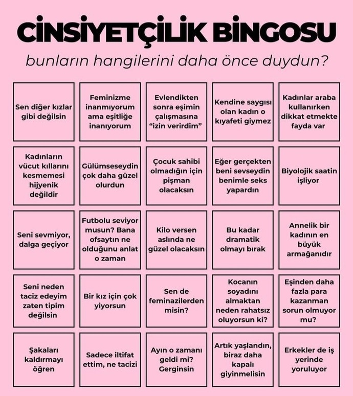 Bunların hangilerini daha önce duydun?