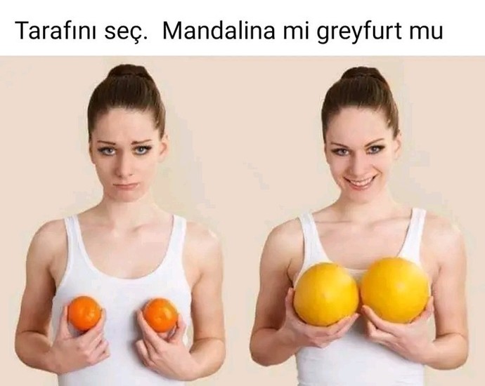 Mandelina mi greyfurt mu?