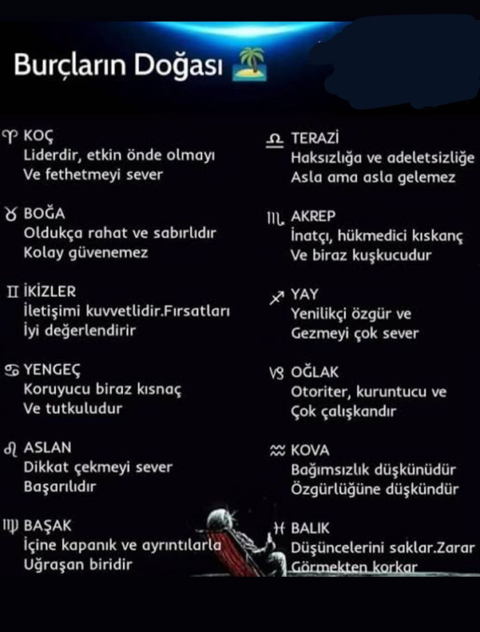 Burçların doğasında ne var?