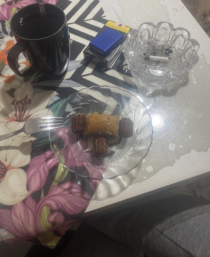 tabak düzeni desen var.. 😕