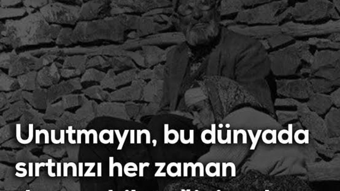 Sırtınızı dayayabileceğinizi zannettirip sırtınızdan vuranları unutur musunuz?
