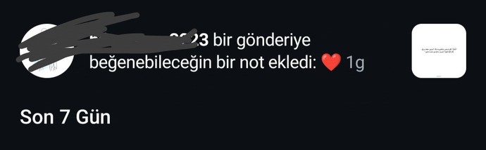 Instagram biri bunu paylaştı ne demek?