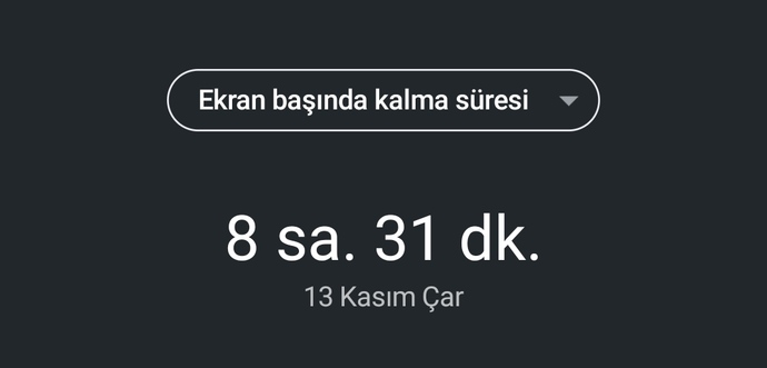 Ekran süreniz ne kadar?