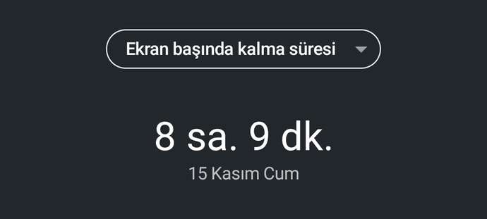 Ekran süreniz ne kadar?