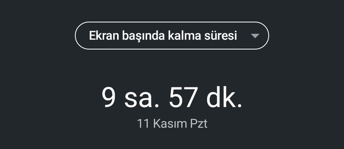 Ekran süreniz ne kadar?
