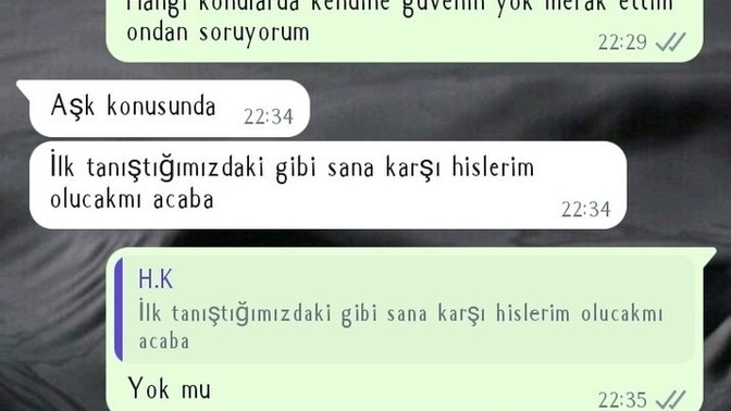 Seviyor mu sevmiyor mu bu çocuk beni?
