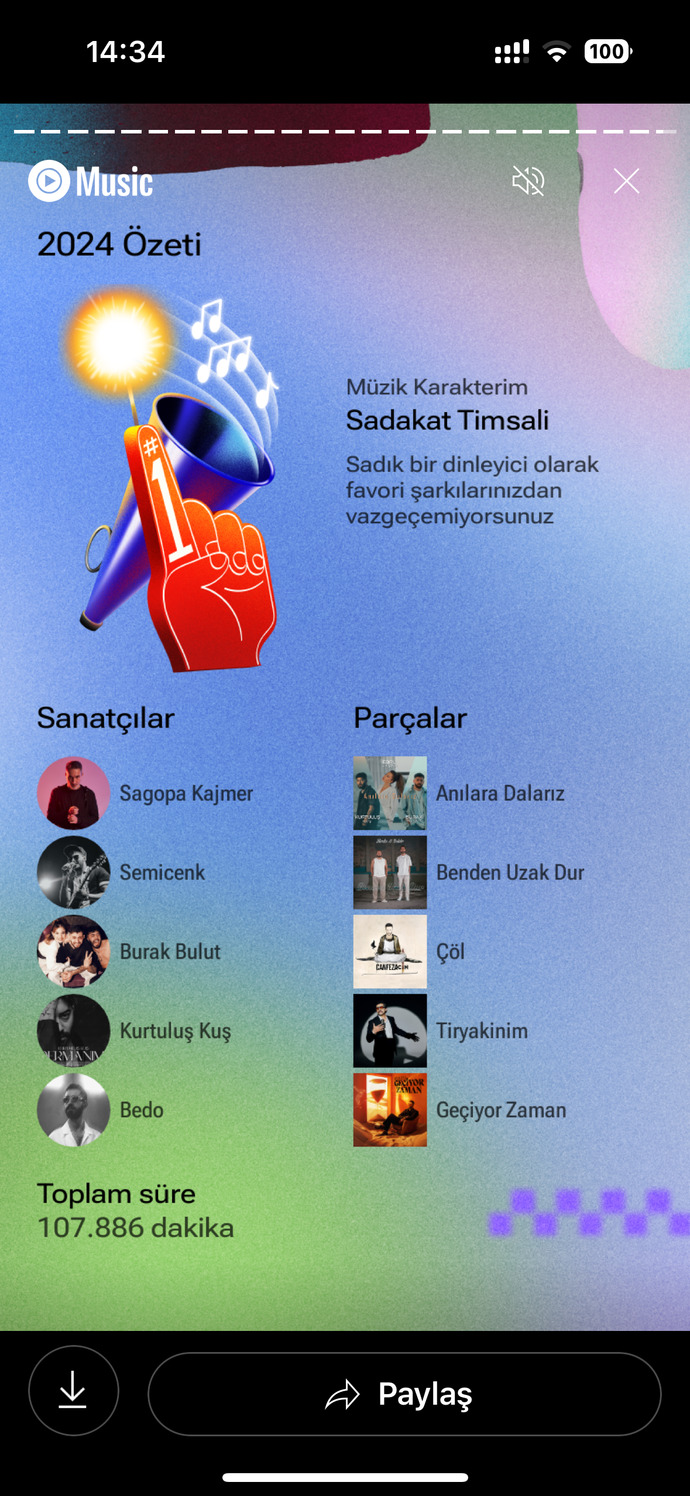Müzik senin ne kadar hayatında?
