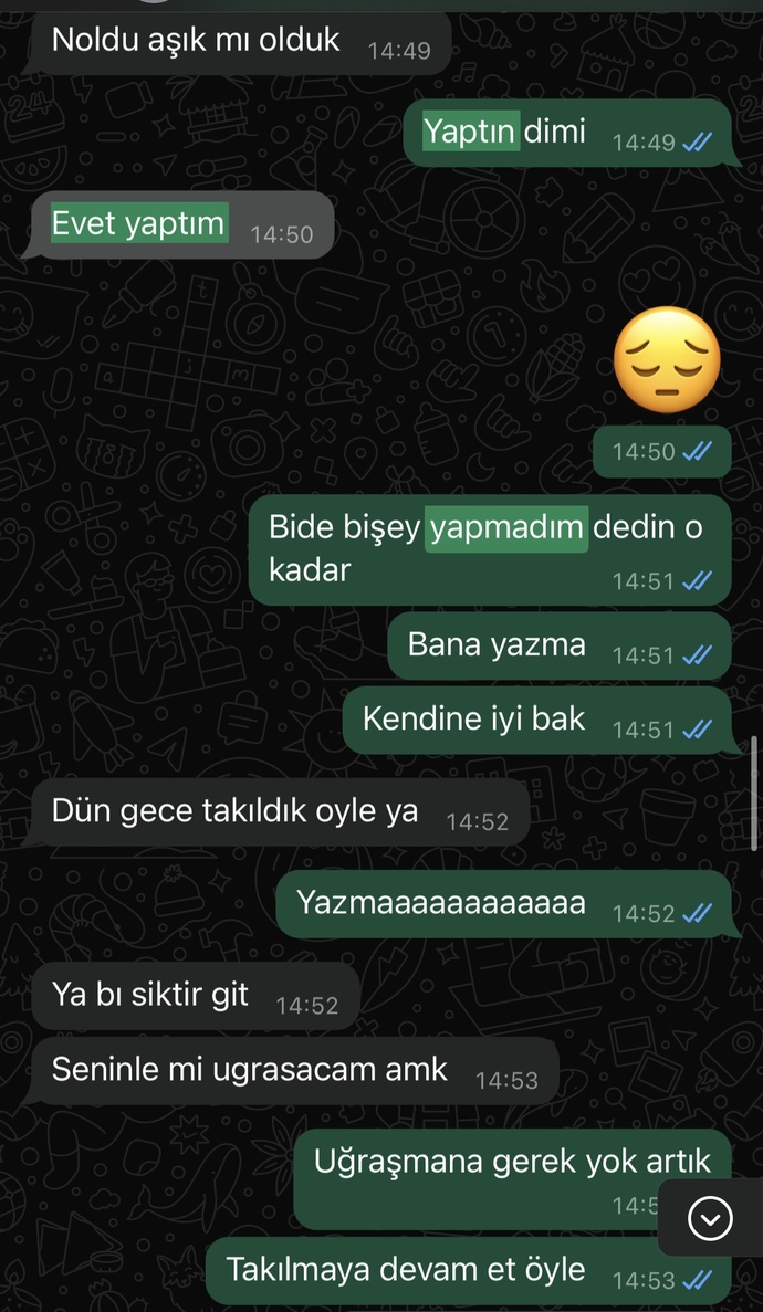 Erkek arkadaşım ilk zamanlarda ilişkilerinde aldatmış olduğu söylemişti şimdi defalarca beni aldattı napcam?