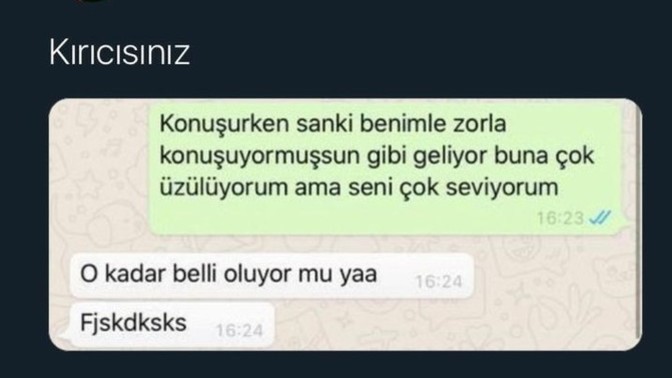 Sürekli sizinle konuşmak isteyen birinden sıkılır mısınız?