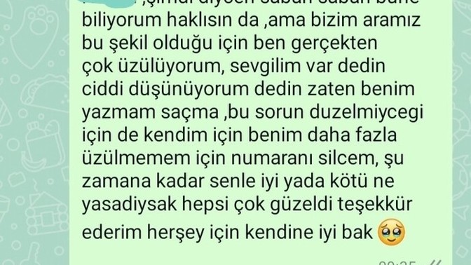 Hoşçakal bile demedi?