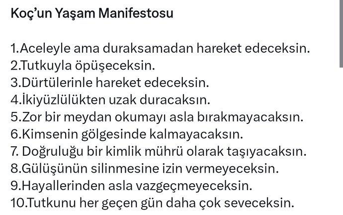 Burcunuzun Yaşam Manifestosunu öğrenmek ister misiniz?