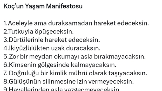 Burcunuzun "Yaşam Manifestosu"nu öğrenmek ister misiniz?