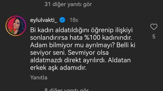 Aldatıp ayrılmayan mı daha çok seviyordur, aldatmayıp ayrılan mı🤔?