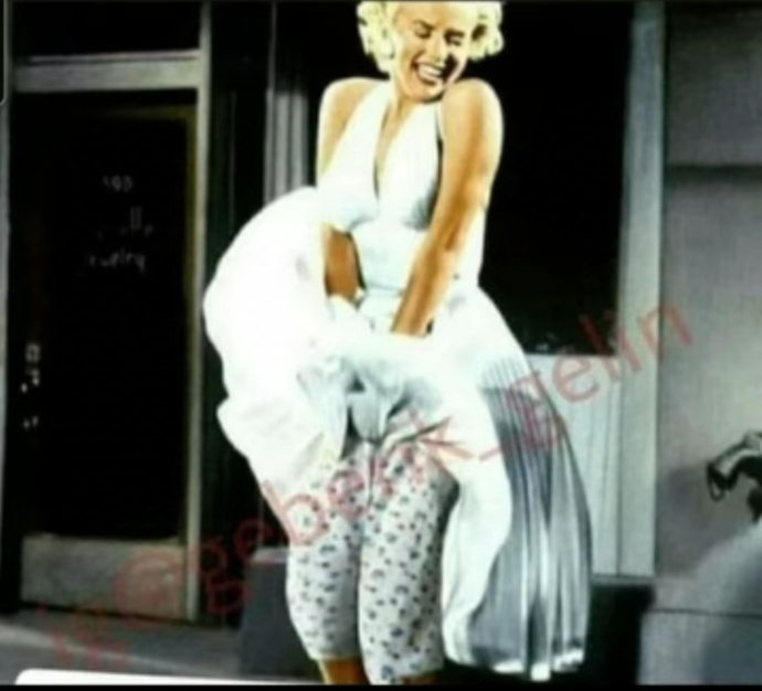 Marilyn Monroe bile içlik giymeye başladıysa haftaya soğuklar geliyor demektir 🤭bilgilendirme bi için teşekkür alır mıyım?