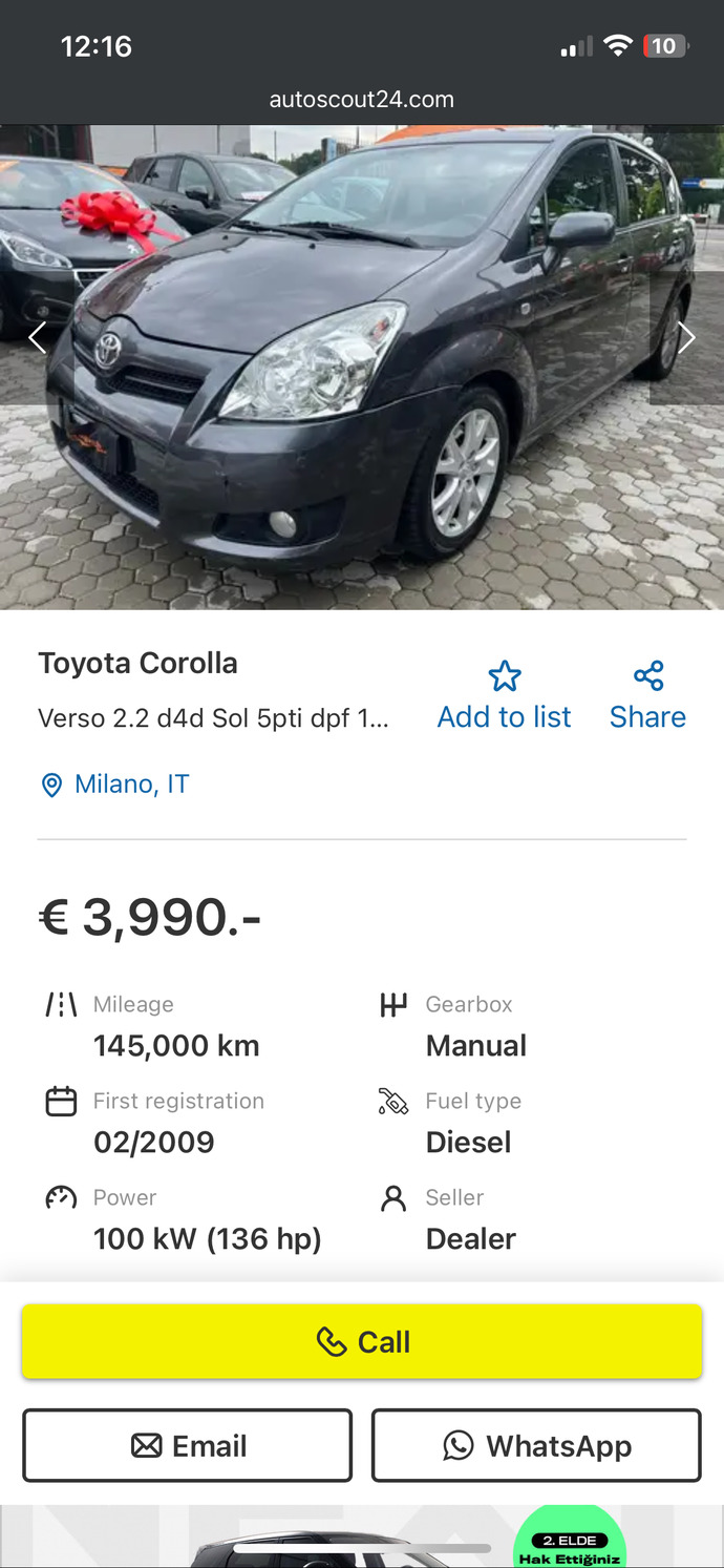 Beyler bu corolla sizce güzel mi alınır mı?