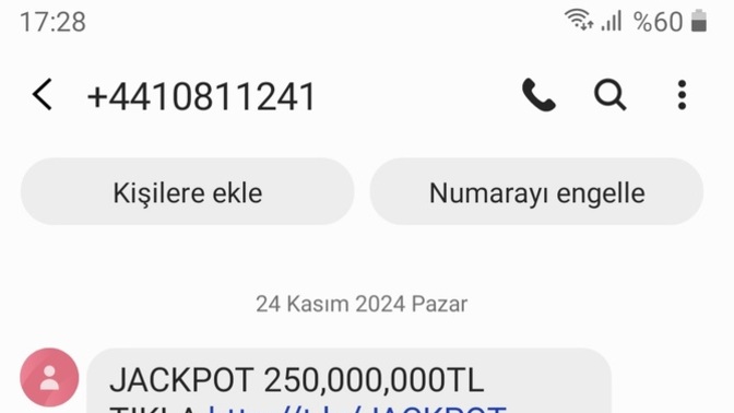 Böyle numaralar size de mesaj atiyor mu?