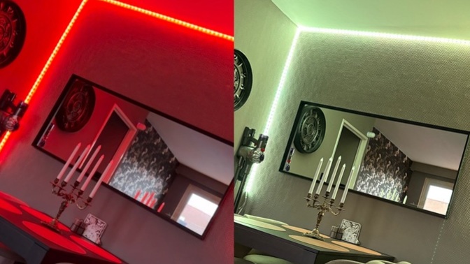 Salonuma ışıklar taktım güzel olmuş mu?