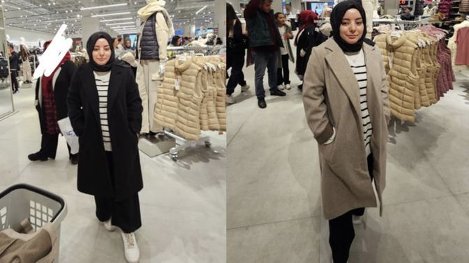 Üzerime denediğim kaban rengi hangisi?