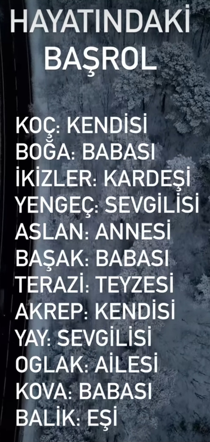 Burcunuzun hayatındaki başrolü kimmiş?