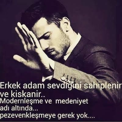 Kıskanmayan erkek etek giysin diyor musunuz?
