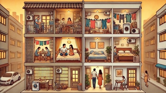 Evlendikten sonra, eşinizin aile apartmanında kalır mısınız yoksa 'Ben çalışır, kirayı öderim; başka yerde yaşarım' mı dersiniz?