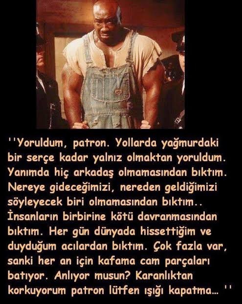 Bazen ruhunuzun yorgun olduğu zamanlar olur mu?