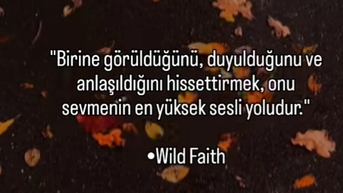 Size göre sevgiyi hissettirmenin en yüksek yolu nedir?