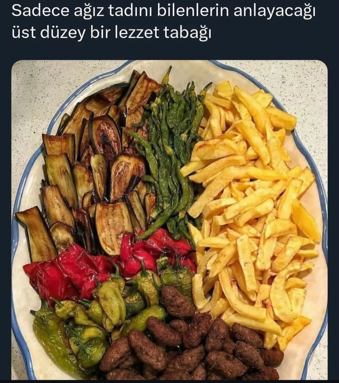 Böyle bir tabağa hayır diyebilir miydiniz?