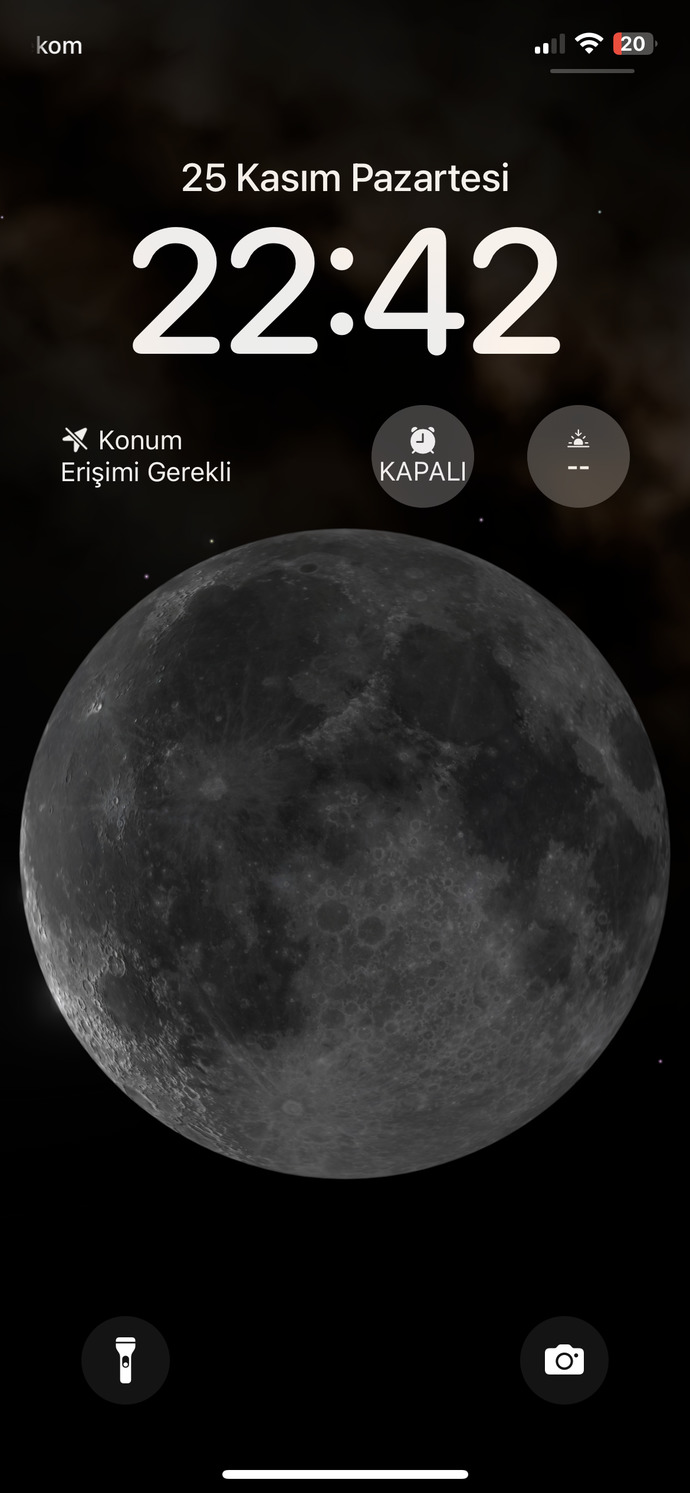 Duvar kağıdınızda ne var?
